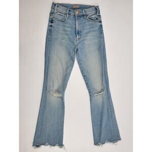 Mother 1777-686 The Hustler Ankle Chew Petal Plucker‎ Womens 25 Blue Jeans